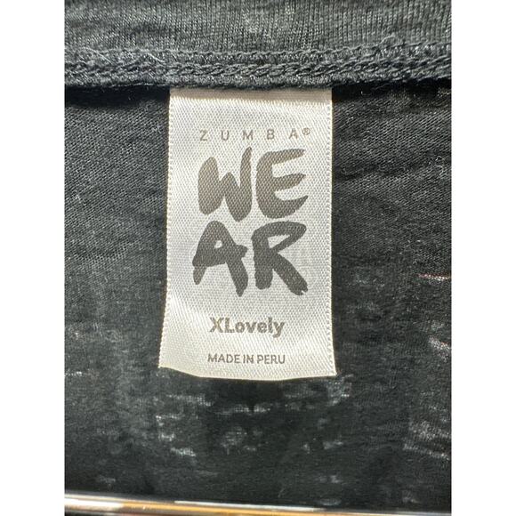 Zumba Wear Leading The Way Muscle Tank Top Black XL NWT Workout Active Gym Shirt - Picture 4 of 5